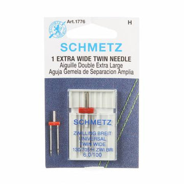 SCHMETZ Extra Wide Twin Needle 6,0/100