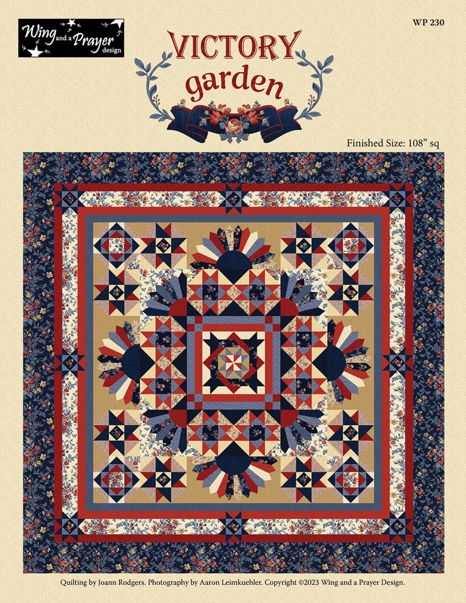 Victory Garden Quilt Kit BOM Log Cabin Quilt Shop