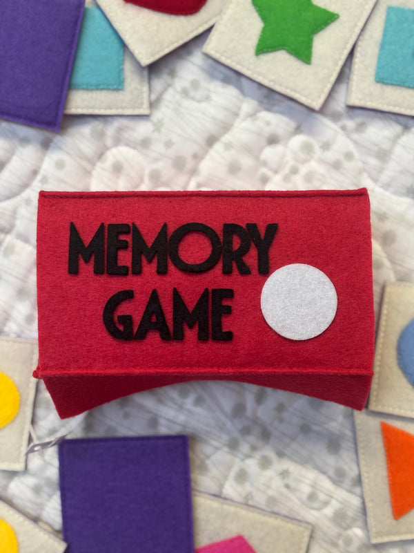 Handmade felt memory game