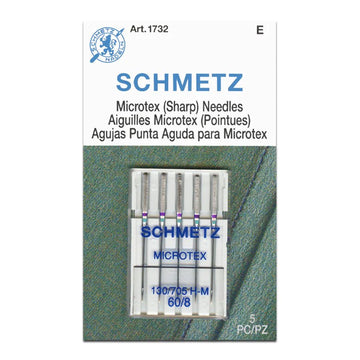 SCHMETZ Microtex (Sharp) Needles 60/8