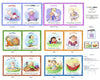 Soft Child's Book panel Calender Babies