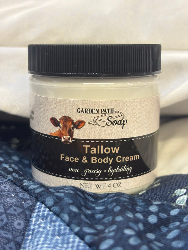 Tallow Face and Body Cream 4 OZ