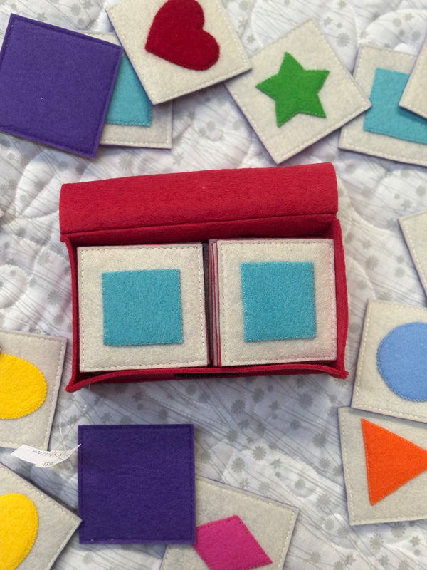 Handmade felt memory game