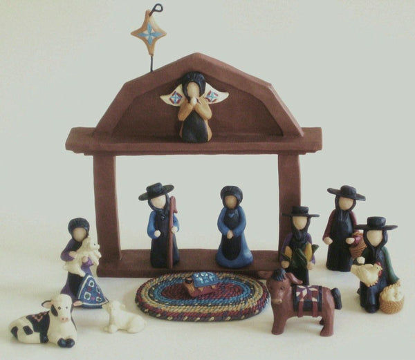 Amish Nativity Set