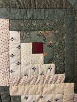 Log Cabin Lone Star King Quilt