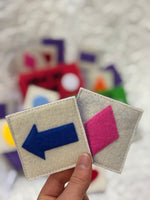 Handmade felt memory game