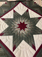 Log Cabin Lone Star King Quilt