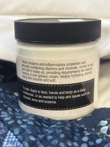 Tallow Face and Body Cream 4 OZ
