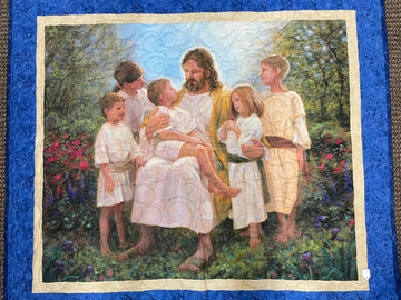 Jesus and the Children Wall Quilt