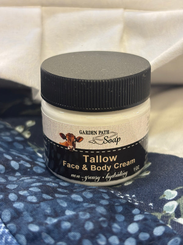 Tallow Face and Body Cream 1 OZ
