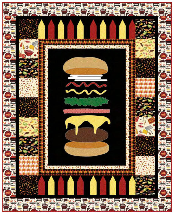 Anatomy of a Burger Quilt Kit