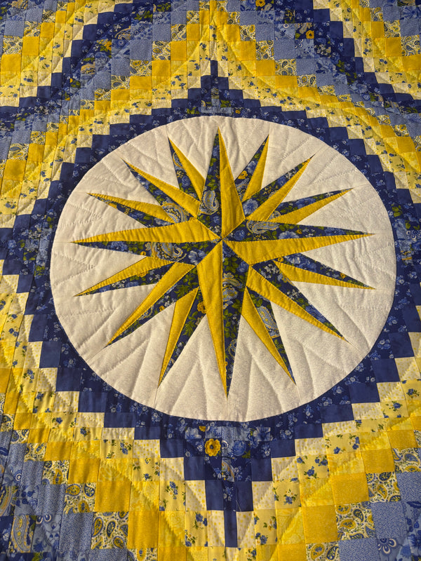 Mariners Wave King Quilt