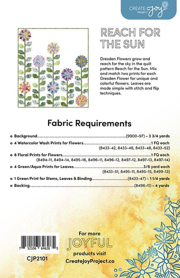 Reach for the Sun quilt Pattern