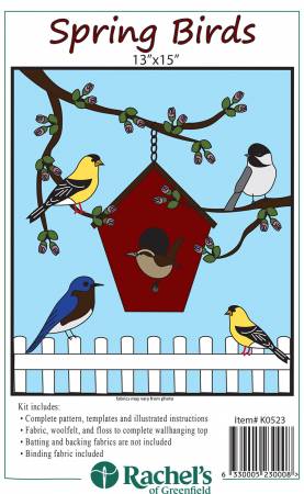 Spring Birds  Wallhanging Kit