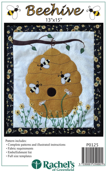 Beehives Wool Wallhanging Pattern