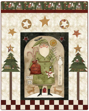 Kris Kringle Panel Quilt Kit