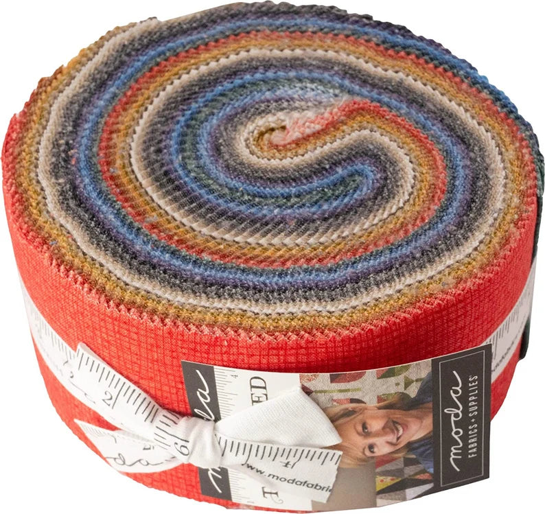 Thatched new colors jelly roll log cabin quilt shop
