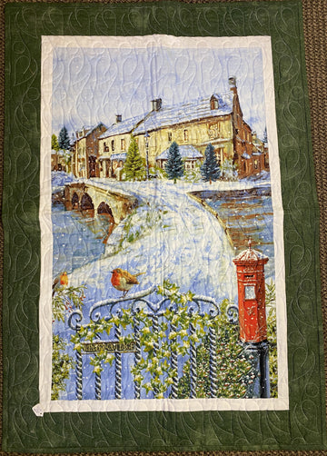 Winter Cottages Wall Quilt