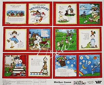 Mother Goose Child's book Panel Volume 2