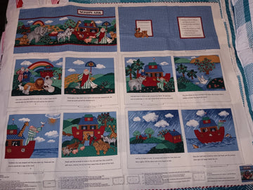 Noah's Ark Child's Book Panel