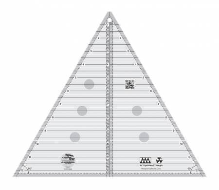 60 Degree Ruler | 12 inch finished size