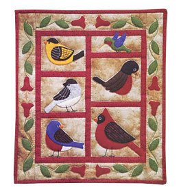 Backyard Birds Wall Quilt Kit