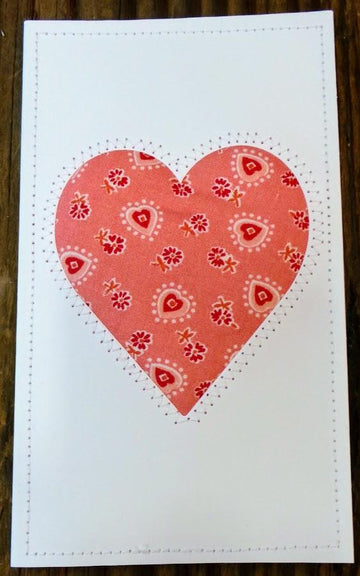 Heart Quilted Card