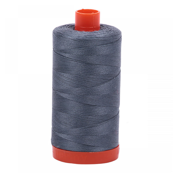 Mako Cotton Thread Solid 50wt 1422yds Dark Gray