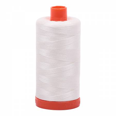 Mako Cotton Thread Solid 50wt 1422yds Chalk