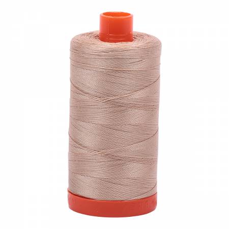 Mako Cotton Thread Solid 50wt 1422yds Beige