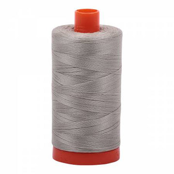 Mako Cotton Thread Solid 50wt 1422yds Light Grey