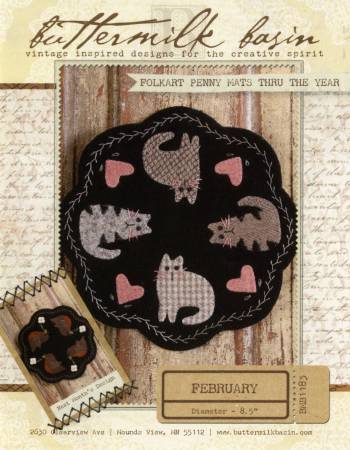 Folkart Penny Mats thru the Year February