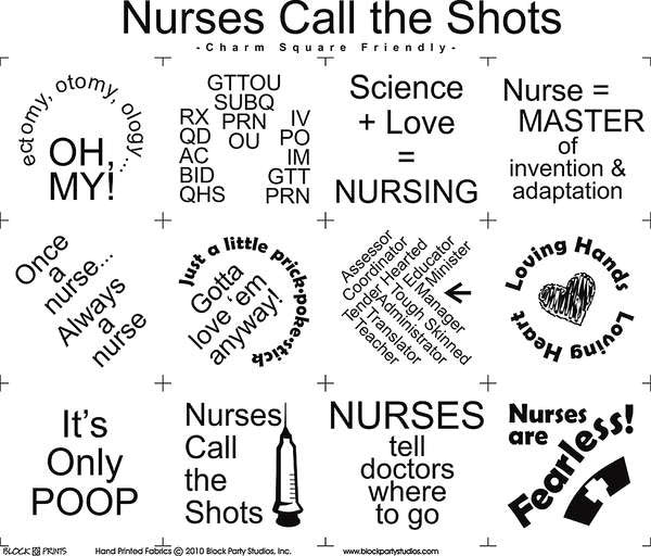 Nurses call the Shots Panel