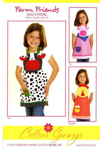 Farm Friends Apron Pattern