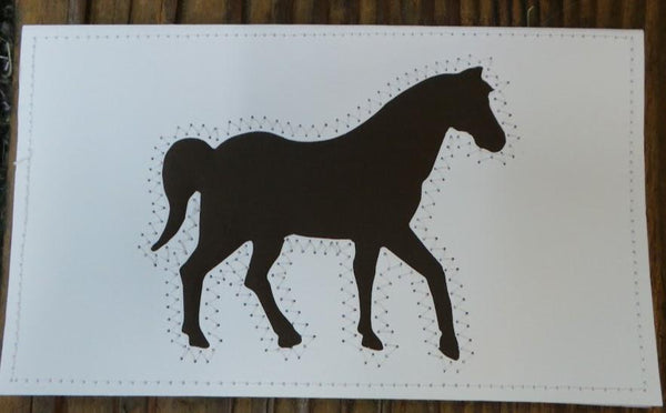 Horse Quilted Card