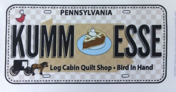 License Plate 'Kumm Esse'