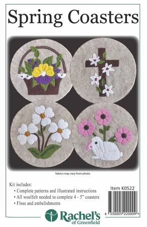 Spring Coasters Kit Wool