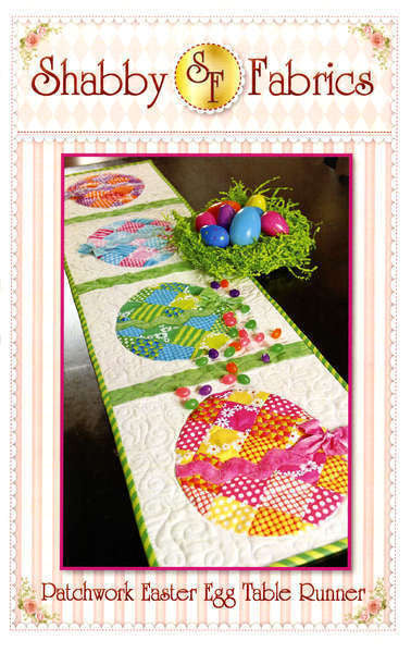 Patchwork Easter Egg Tablerunner Pattern