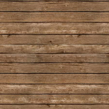 Brown Fence Wood Grain 1/2 yard