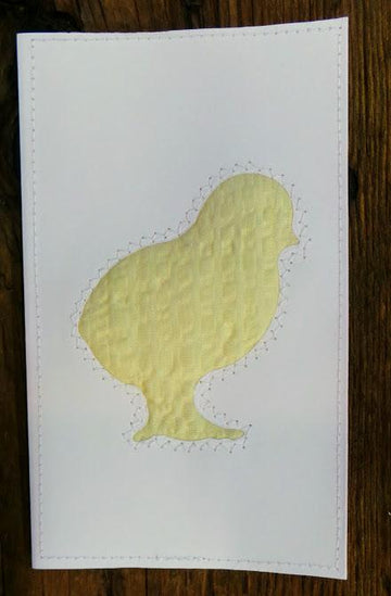 Chick Quilted Card