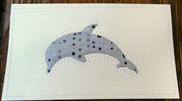 Dolphin Quilted Card