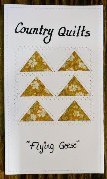 Flying Geese Quilted Card