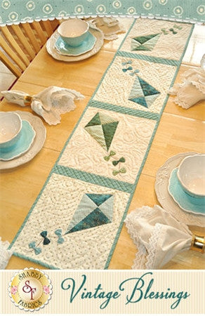 Vintage Blessings~ July Table Runner Pattern