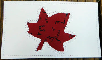 Leaf Quilted Card
