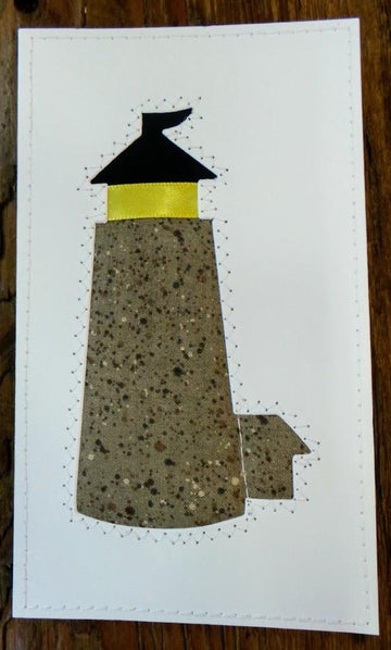 Lighthouse Quilted Card