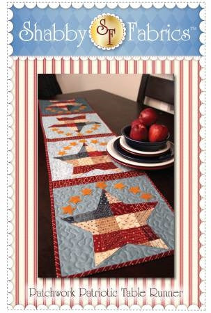 Patchwork Patriotic Table Runner Pattern