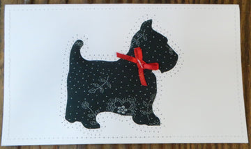 Scottie Dog Quilted Cards