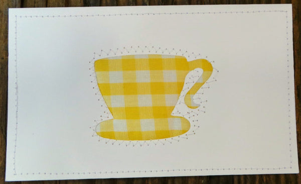 Teacup Quilted Card